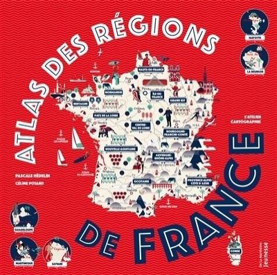 Atlas des régions de France - Click to enlarge picture.