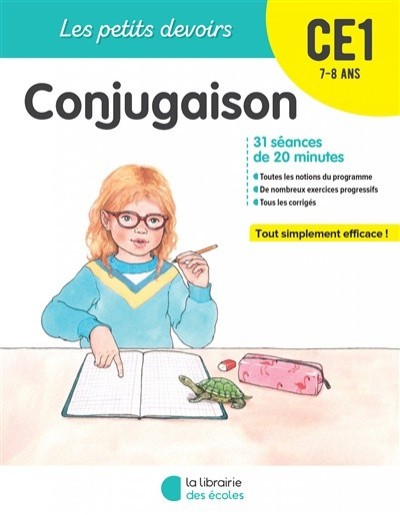 Conjugaison CE1, 7-8 ans - Click to enlarge picture.